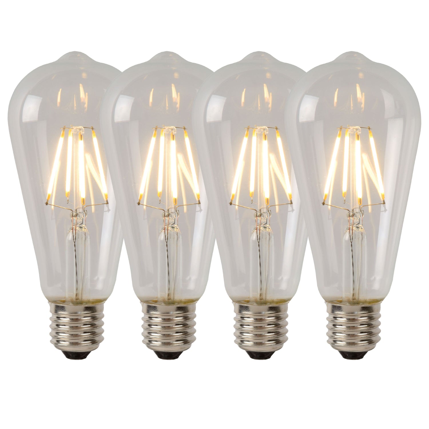 Lucide ST64 Class B Filament lamp - Transparant (set van 4)