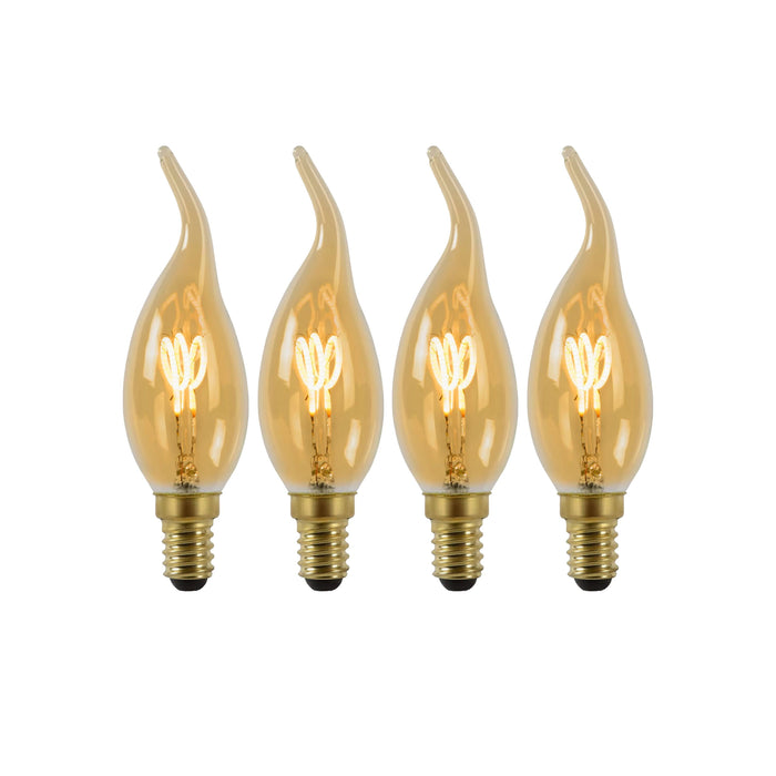 Lucide CT35 Filament lamp - Amber (set van 4)