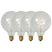 Lucide G125 Filament lamp - Transparant (set van 4)