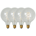 Lucide G125 Filament lamp - Transparant (set van 4)