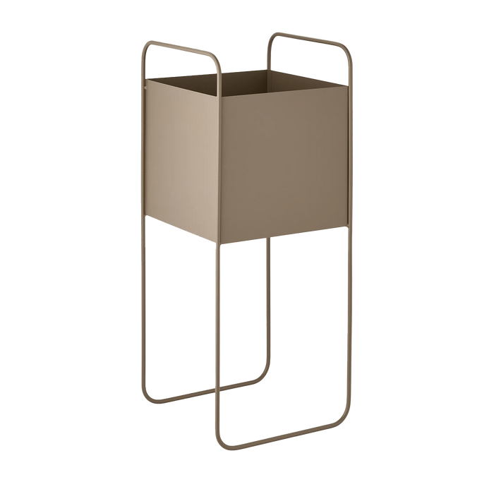 Artichok Emelie Metalen Plantenbak - Bruin