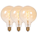 Lucide G125 Filament lamp - Amber (set van 3)