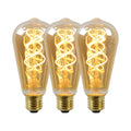Lucide ST64 Filament lamp - Amber (set van 3)