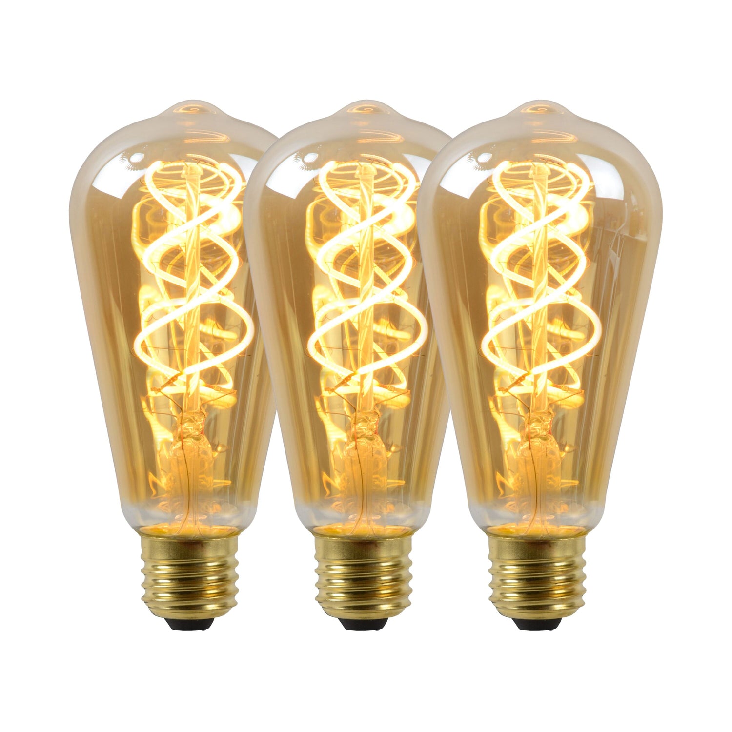 Lucide ST64 Filament lamp - Amber (set van 3)