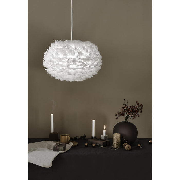 Umage Eos hanglamp large Ø65 wit snoer, lichtblauw