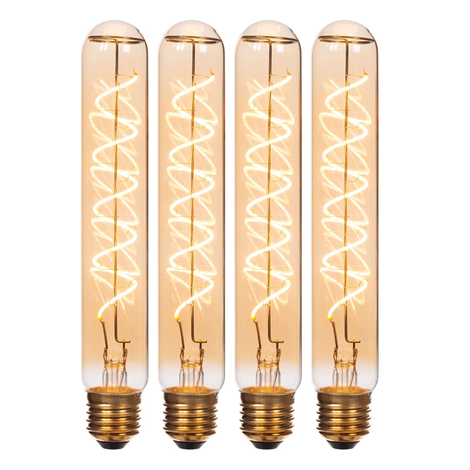 Lucide T32 Filament lamp - Amber (set van 4)