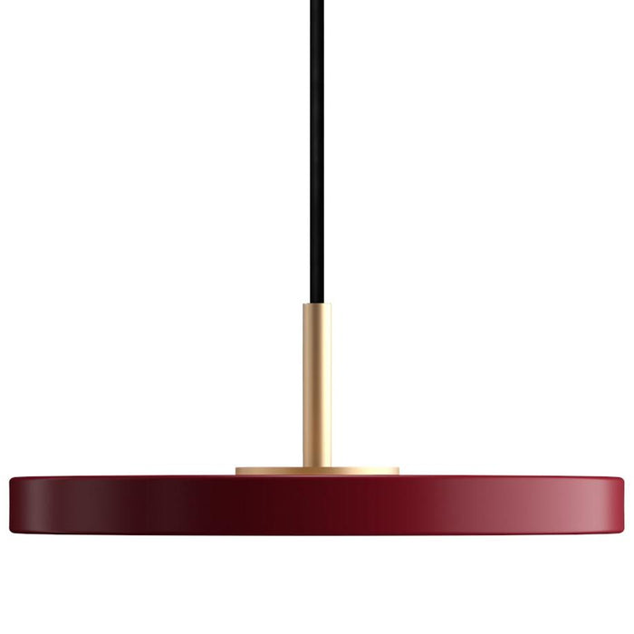 Asteria Micro hanglamp dimbaar LED Ø15 messing|robijnrood