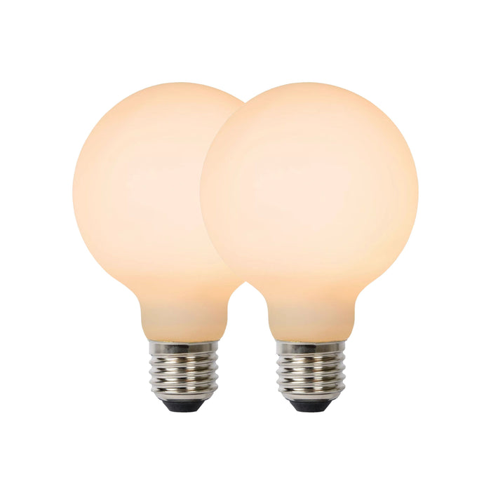 Lucide G80 Filament lamp - Opaal (set van 2)