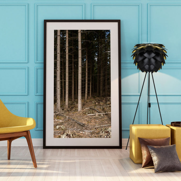 Umage Silvia Medium Tripod vloerlamp Ø50 wit onderstel, messing