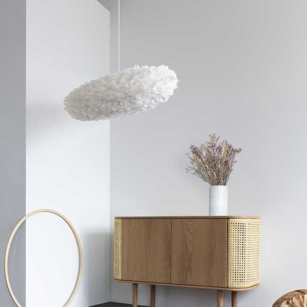 Umage Eos Esther hanglamp large 75x49 wit snoer, wit