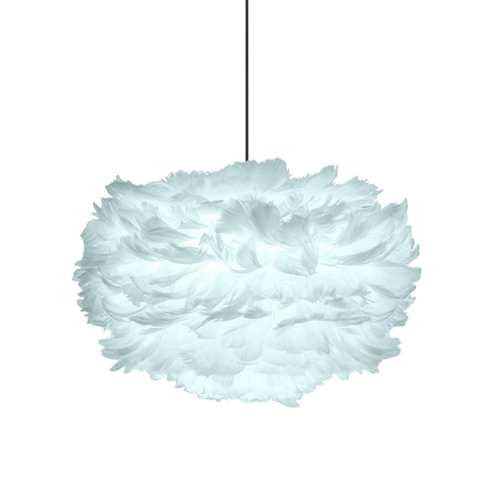 Umage Eos hanglamp medium Ø45 zwart snoer, lichtblauw