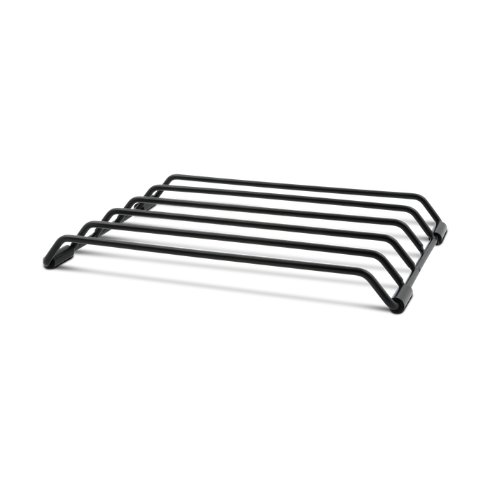 Lisomme Riv metalen pannen onderzetter zwart - 24 x 17 cm