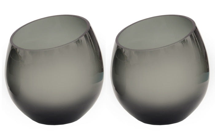 Vase The World - Moho grey waxinelichthouder Ø15,5 x H15 cm - 2st.