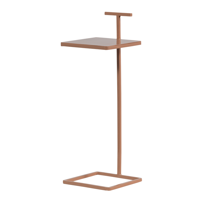 WOOOD Toste Bijzettafel - Metaal - Oud Roze - 64x22x22