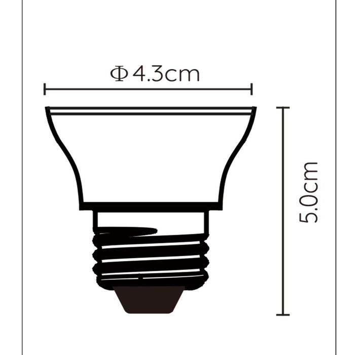 Lucide G45 Led lamp - Zwart (set van 2)