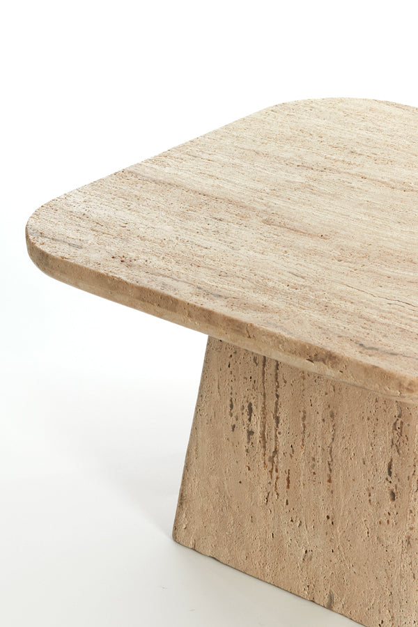 Light & Living - Salontafel KEPAMI - Ø60x36cm - Bruin