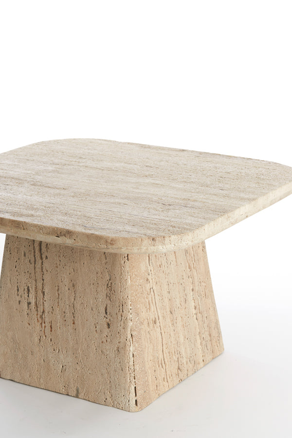 Light & Living - Salontafel KEPAMI - Ø60x36cm - Bruin