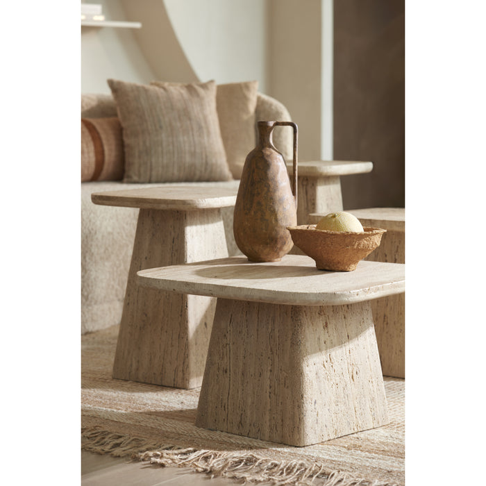 Light & Living - Salontafel KEPAMI - Ø60x36cm - Bruin