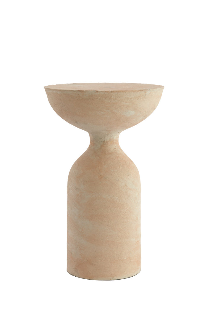 Light & Living - Bijzettafel MURLA - Ø36x56 cm - Wit