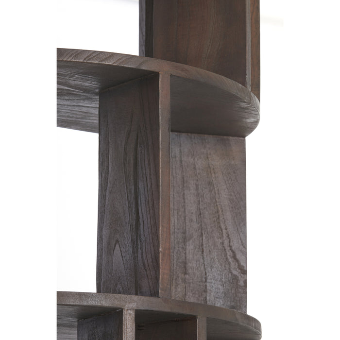 Light & Living - Kast LOUISA - 76x38x210cm - Bruin