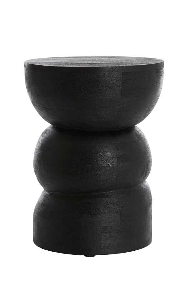 Light & Living - Bijzettafel AZALIO - Ø35x45cm - Zwart