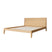 MINT Furniture TWEEPERSOONSBED, 216 × 169 × 88 cm, eiken