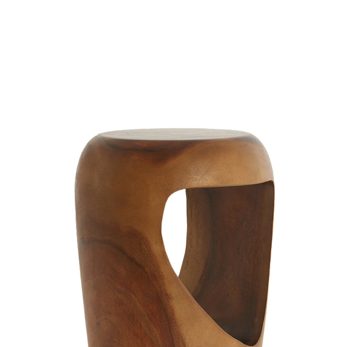 Light & Living - Bijzettafel MORRITO - Ø35x45 cm - Bruin