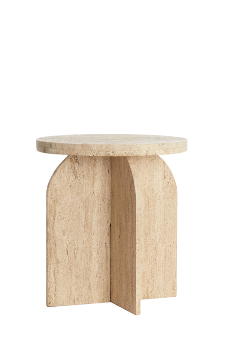 Light & Living - Bijzettafel OTINIA - Ø41x48cm - Bruin