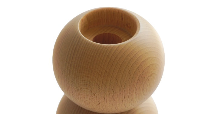 LEMON LILY Candleholder stack 2-in-1 - natural