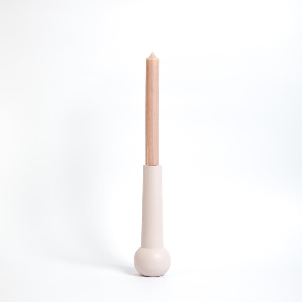 LEMON LILY Candleholder cone low - Rose