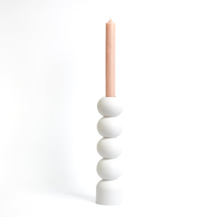 LEMON LILY Candleholder 3-in-1 high - White