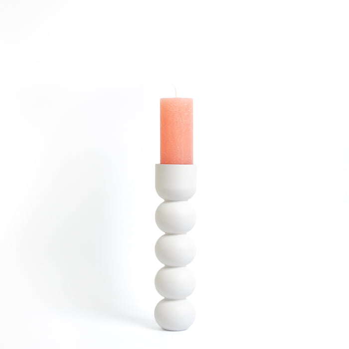 LEMON LILY Candleholder 3-in-1 high - White