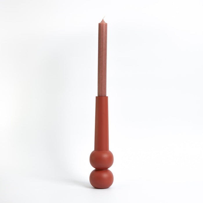 LEMON LILY Candleholder cone high - Terra