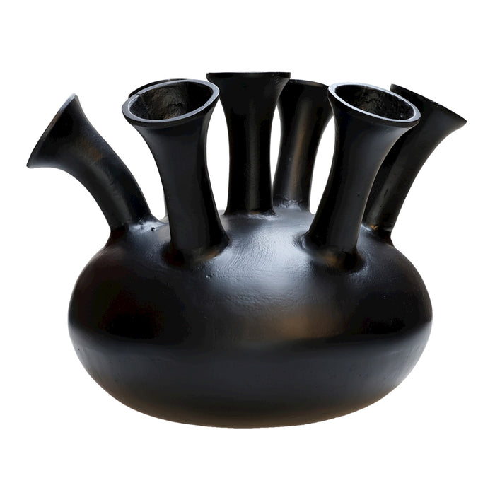 Vase The World - Amsterdam black toetervaas Ø43 x H33 cm