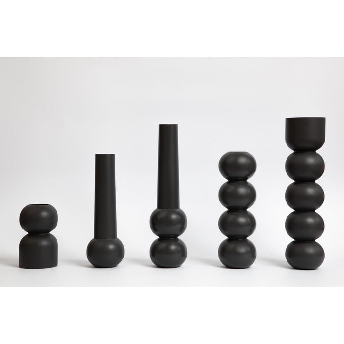 LEMON LILY Candleholder 3-in-1 high - Charcoal