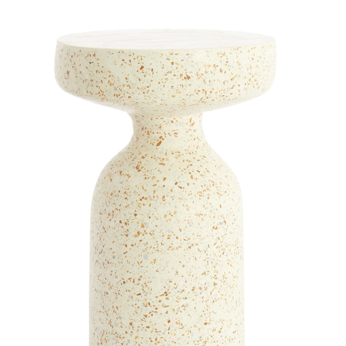 Light & Living - Bijzettafel MORAVIT - Ø32x54 cm - Wit