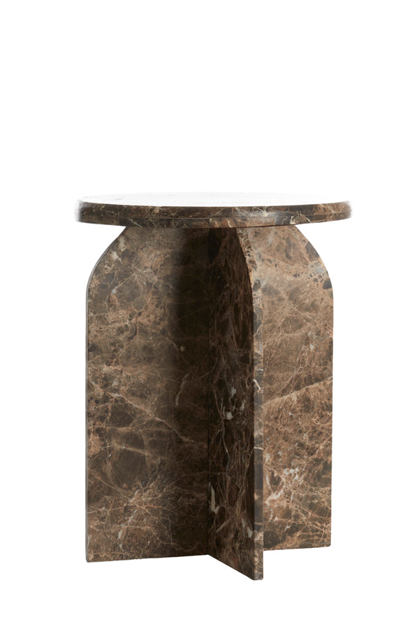 Light & Living - Bijzettafel OTINIA - Ø41x56cm - Bruin