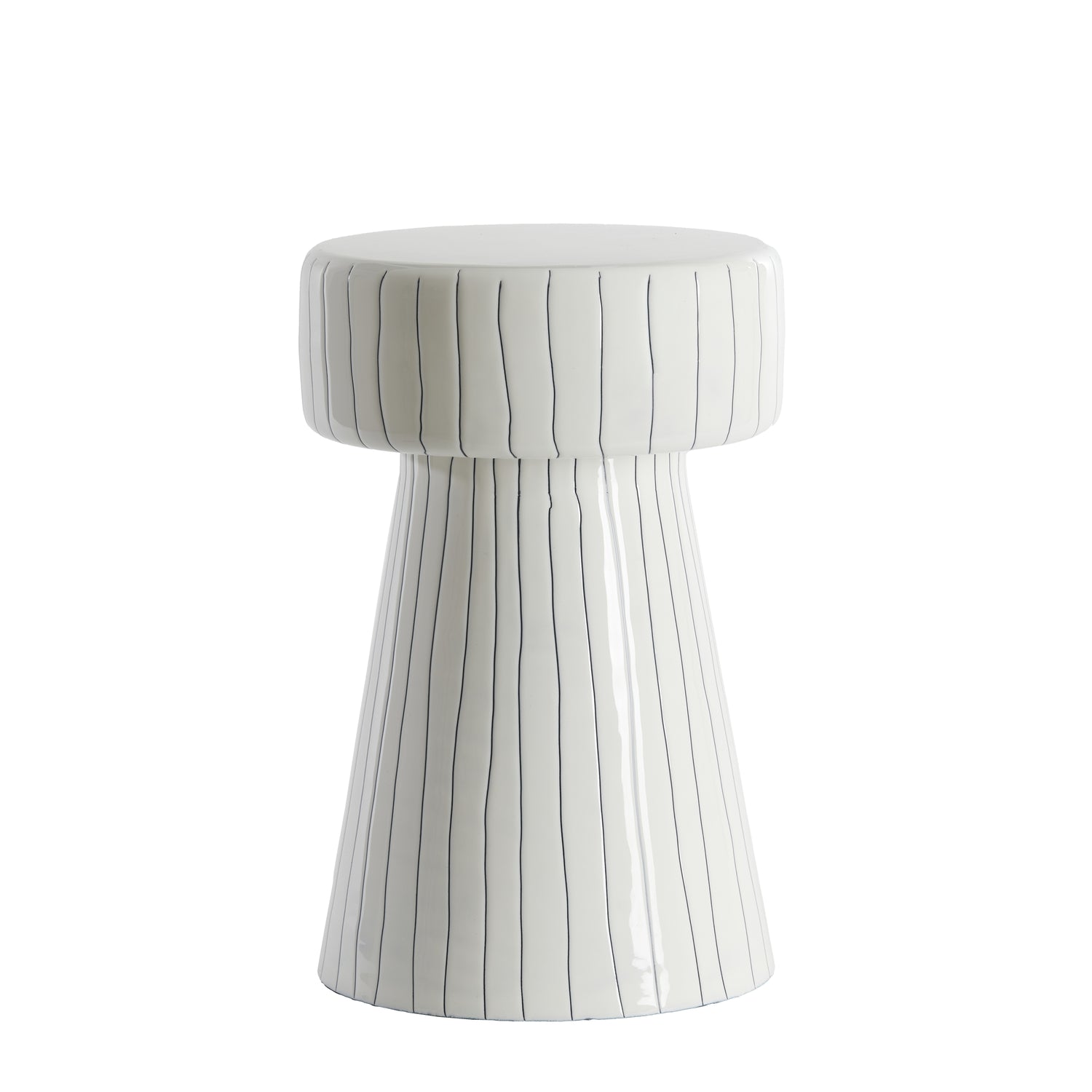 Light & Living - Bijzettafel DAKWA - Ø29x47cm - Wit