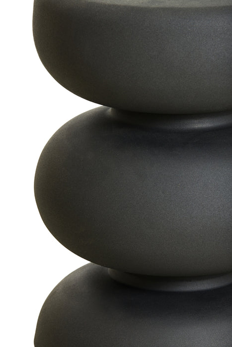 Light & Living - Bijzettafel KOBODO - Ø35x46cm - Zwart