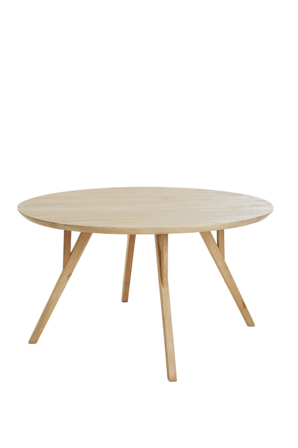 Light & Living - Eettafel QUENZA - Ø140x76cm - Bruin