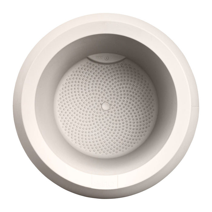 Elho June Split Low 46 - Linnen wit - Ø 46 x H 42 cm - Binnen en Buiten - 100% gerecycled