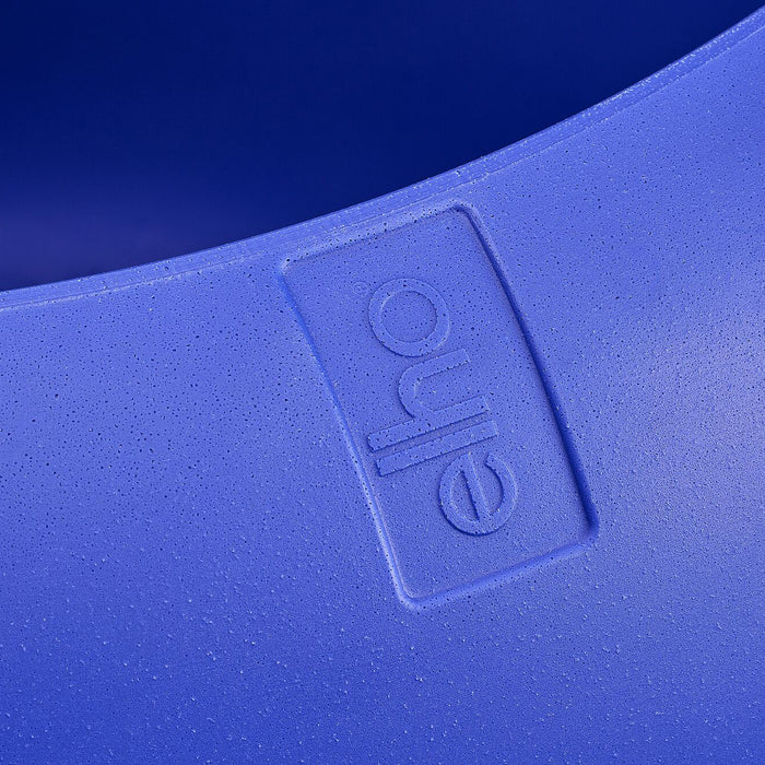 Elho Amber Roll Low 60 - Royal blue - Ø 60 x H 46 cm - Binnen en Buiten - 100% gerecycled