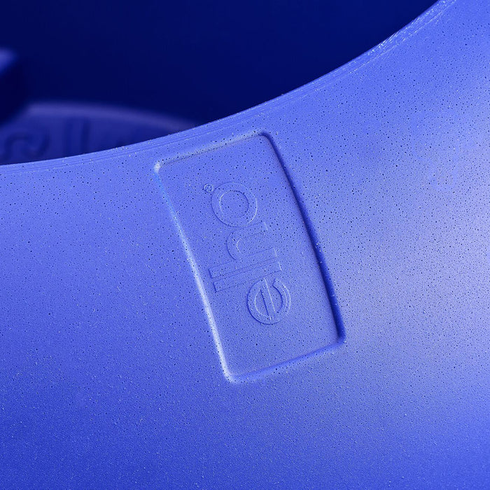 Elho Amber Roll High 43 - Royal blue - Ø 43 x H 58 cm - Binnen en Buiten - 100% gerecycled kunststof