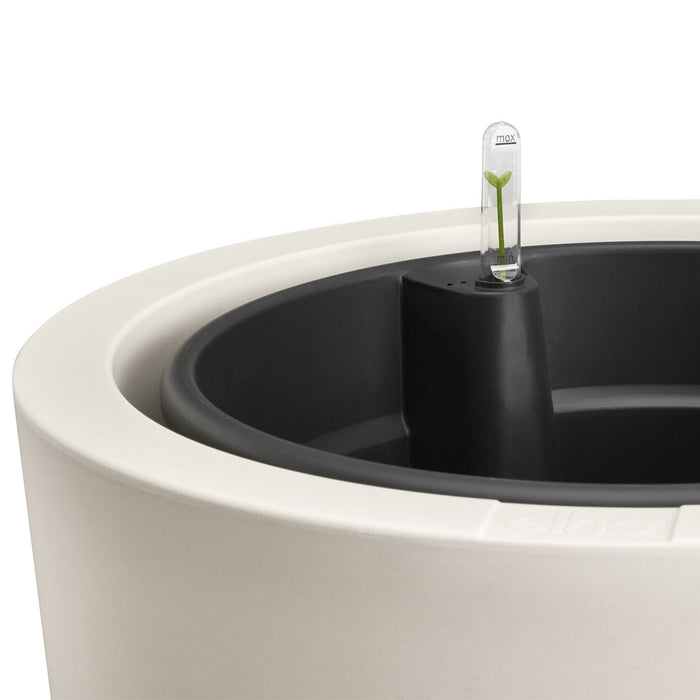 Elho Amber Grail 47 - Linnen wit - Ø 47 x H 45 cm - Binnen en Buiten - 100% gerecycled