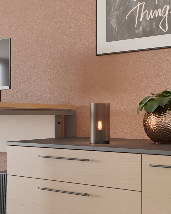 EGLO Geo Tafellamp - E14 - 20 cm - Zandkleur|Beige