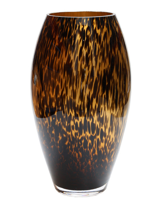 Vase The World - Ubangi old gold cheetah vaas Ø17 x H30 cm