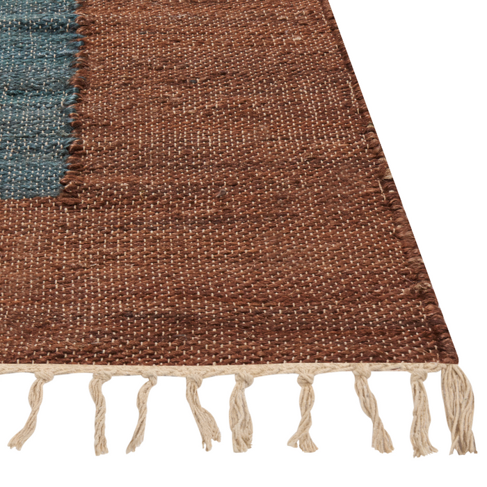 Beliani-ORTAKOY-Laagpolig vloerkleed-Meerkleurig-160 x 230 cm-Jute