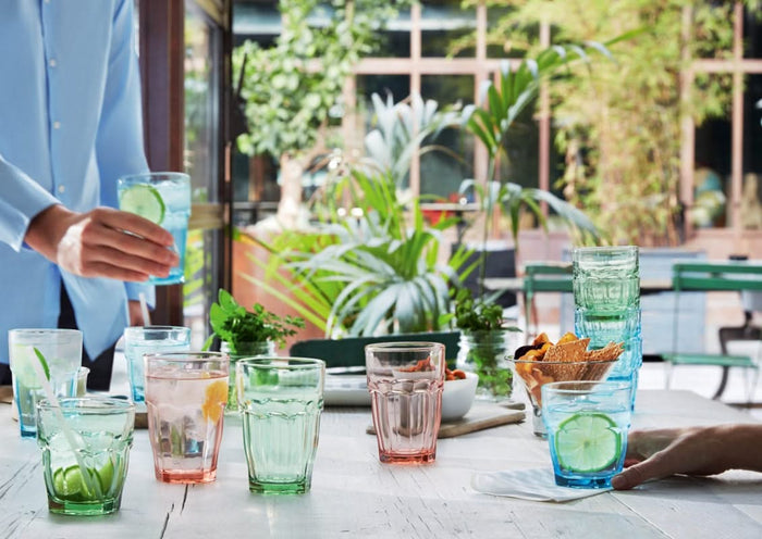 Bormioli Rocco Drinkglazen - 6x stuks - blauw - 270 ml