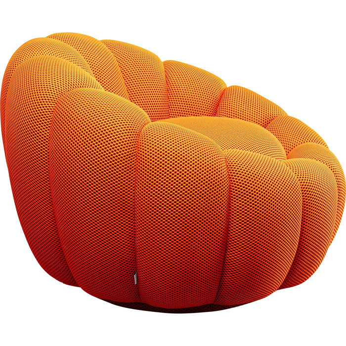 Draaifauteuil Peppo Bloom oranje Kare Design