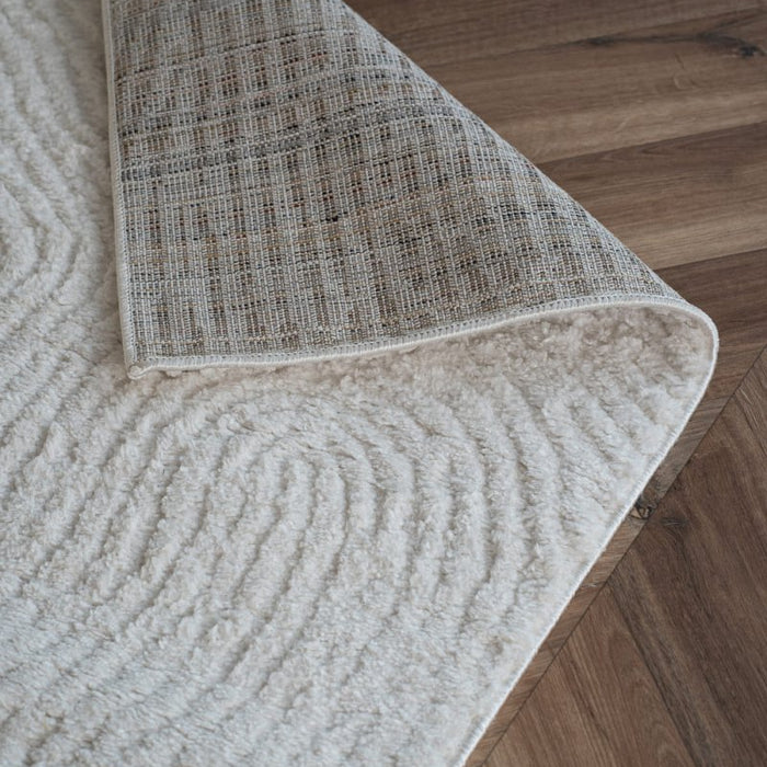 Interieur05 Scandinavisch vloerkleed Curve creme|wit - 160 x 235 cm